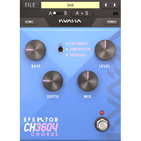 chorus pedal vst Kuassa Efektor CH3604 Chorus Audio Effect Plugin Download