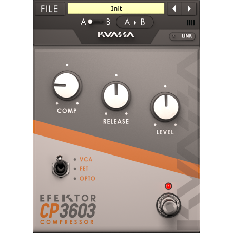 compressor pedal vst Kuassa Efektor CP3603 Compressor