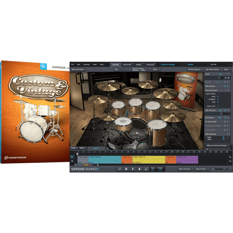 Toontrack SDX: Custom & Vintage - PluginFox