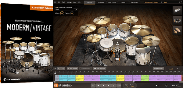 Toontrack EZX: EZdrummer 2 Core Library • PluginFox