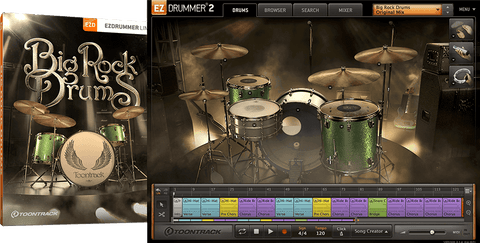 Toontrack EZX: Big Rock Drums