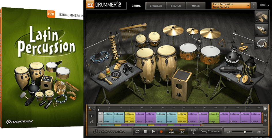 Toontrack EZX: Latin Percussion • PluginFox