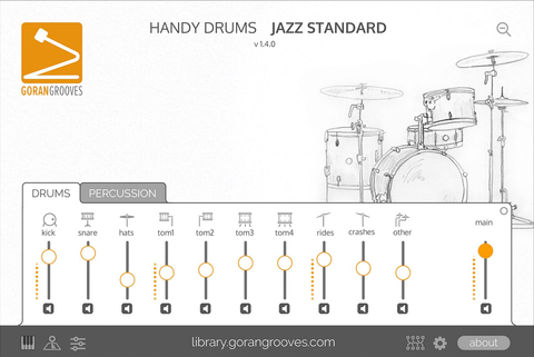 GoranGrooves Handy Drums Jazz Standard