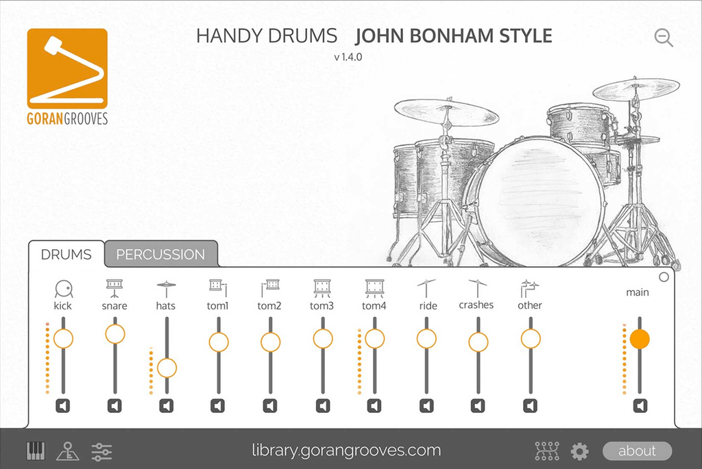GoranGrooves Handy Drums Rock Legend | PluginFox