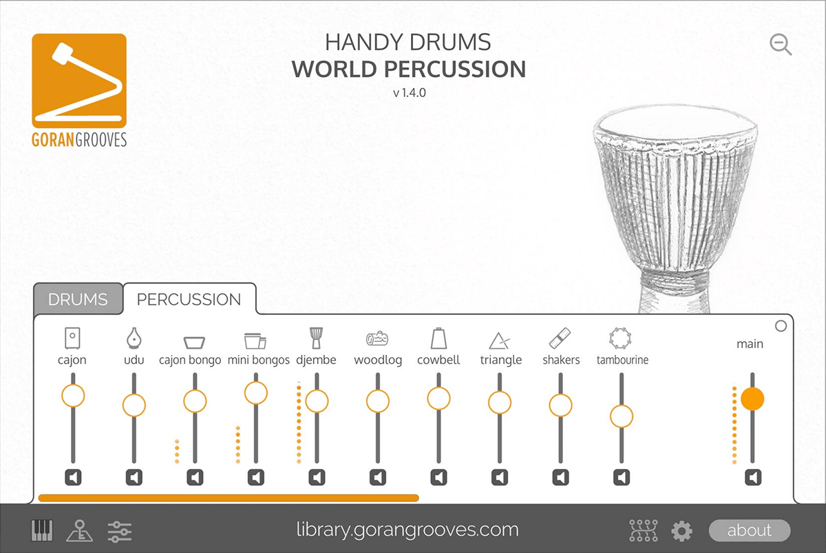 GoranGrooves Handy Drums World Percussion