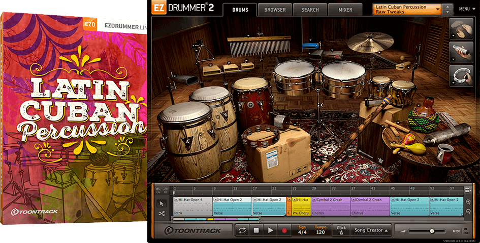 Toontrack EZX Latin Cuban Percussion PluginFox
