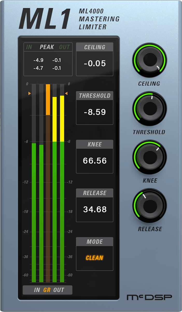 McDSP ML4000 Mastering Limiter • PluginFox