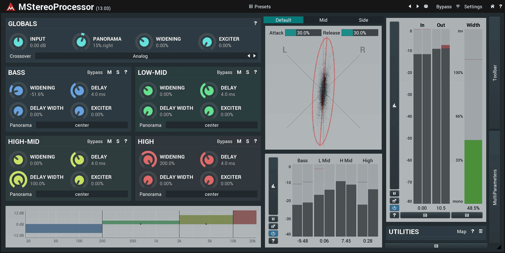 MeldaProduction MStereoProcessor | PluginFox