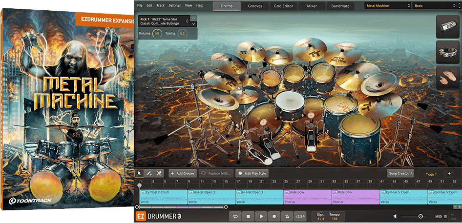 Toontrack EZX: Metal Machine - PluginFox