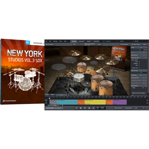 Toontrack SDX: New York Studios Vol 3 - PluginFox