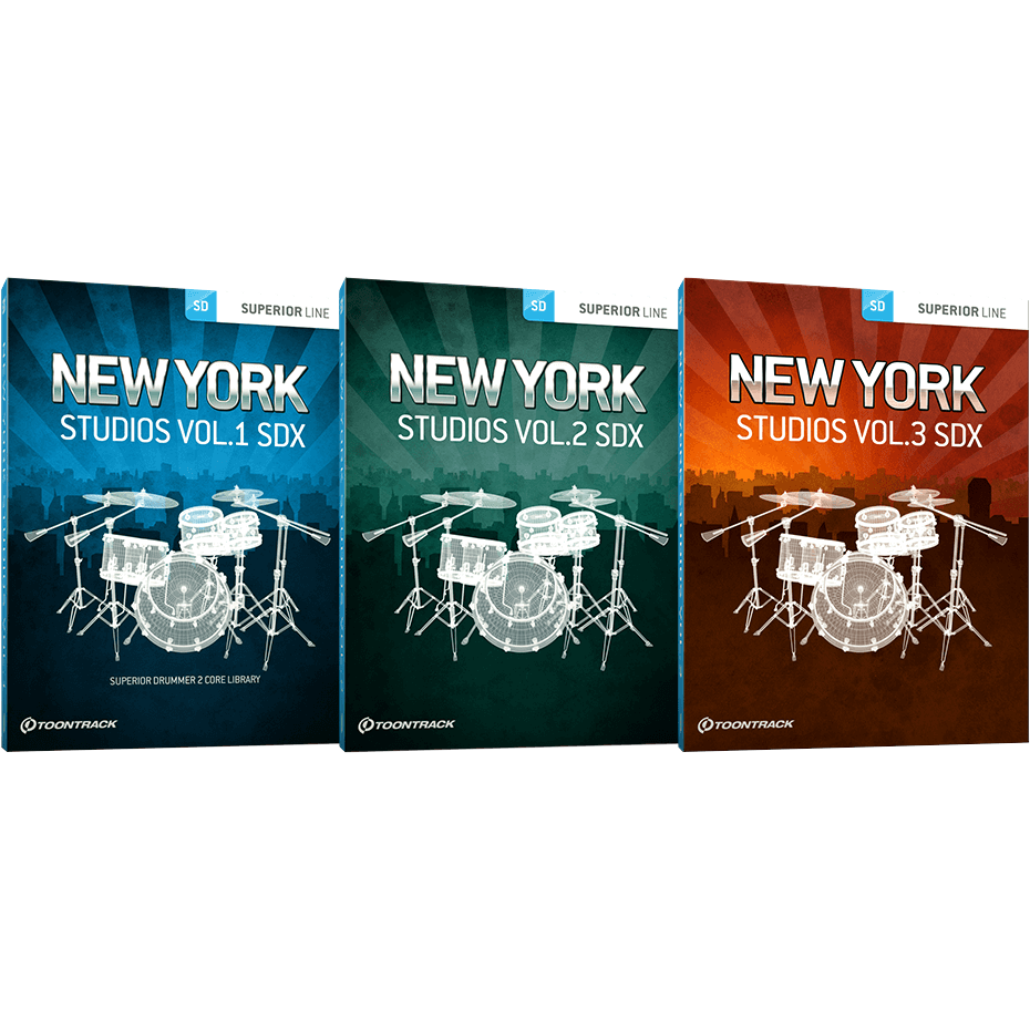 Toontrack SDX: New York Studios Bundle - PluginFox