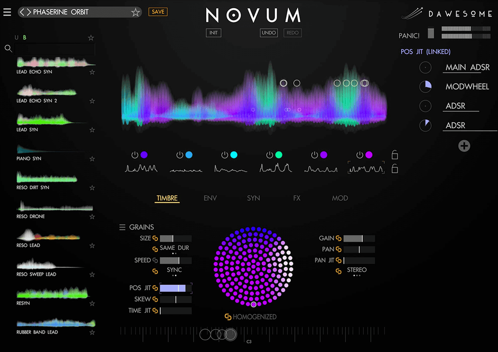 Tracktion Dawesome Novum - PluginFox