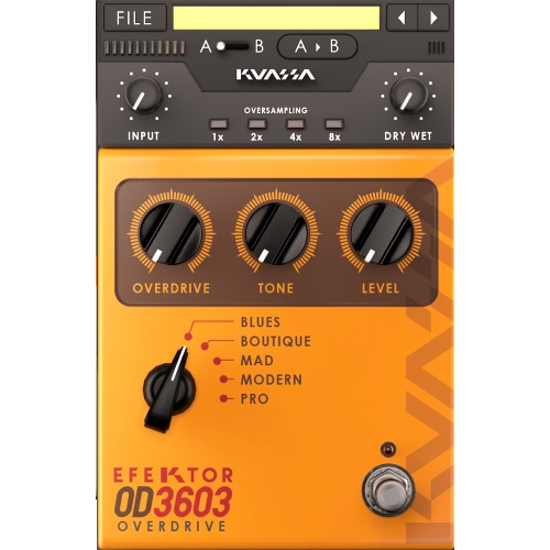 Kuassa Efektor OD3603 Overdrive Plugins PluginFox