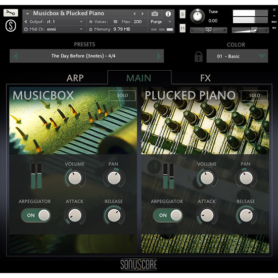 SonuScore Origins Vol 2: Music Box & Plucked Piano - PluginFox