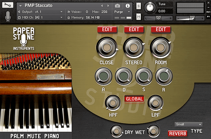 Paper Stone Instruments Palm Mute Piano | PluginFox