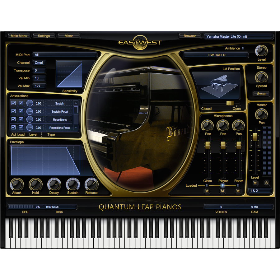 EastWest Pianos Yamaha C7 Platinum Edition Virtual Instruments PluginFox