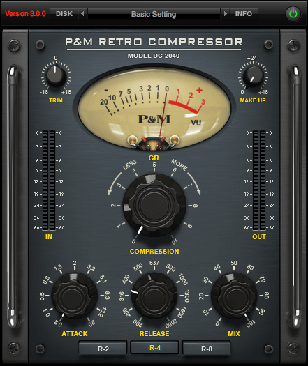 Plug and Mix Retro Compressor - PluginFox