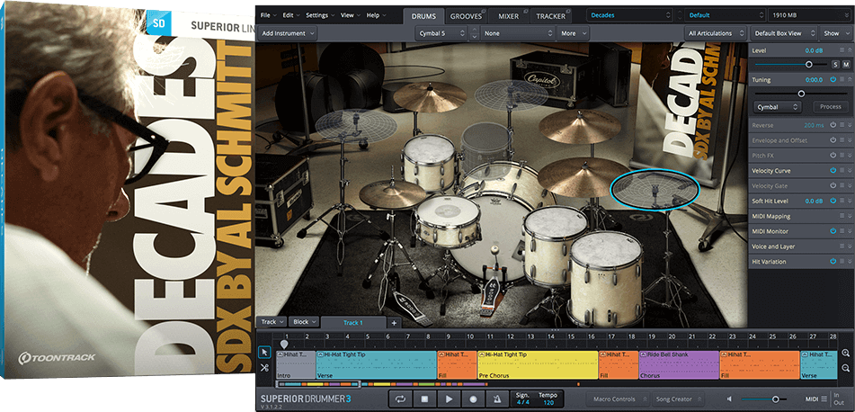 Toontrack SDX: Decades by Al Schmitt - PluginFox