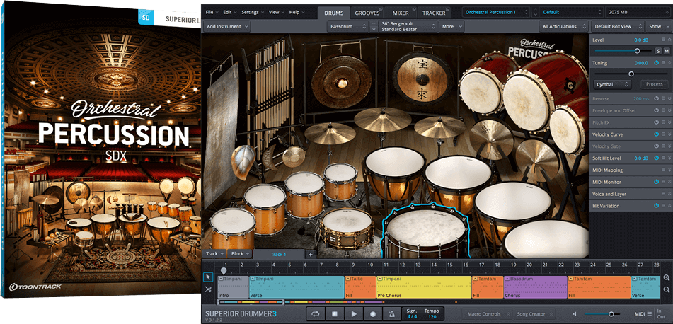 Toontrack SDX: Orchestral Percussion - PluginFox