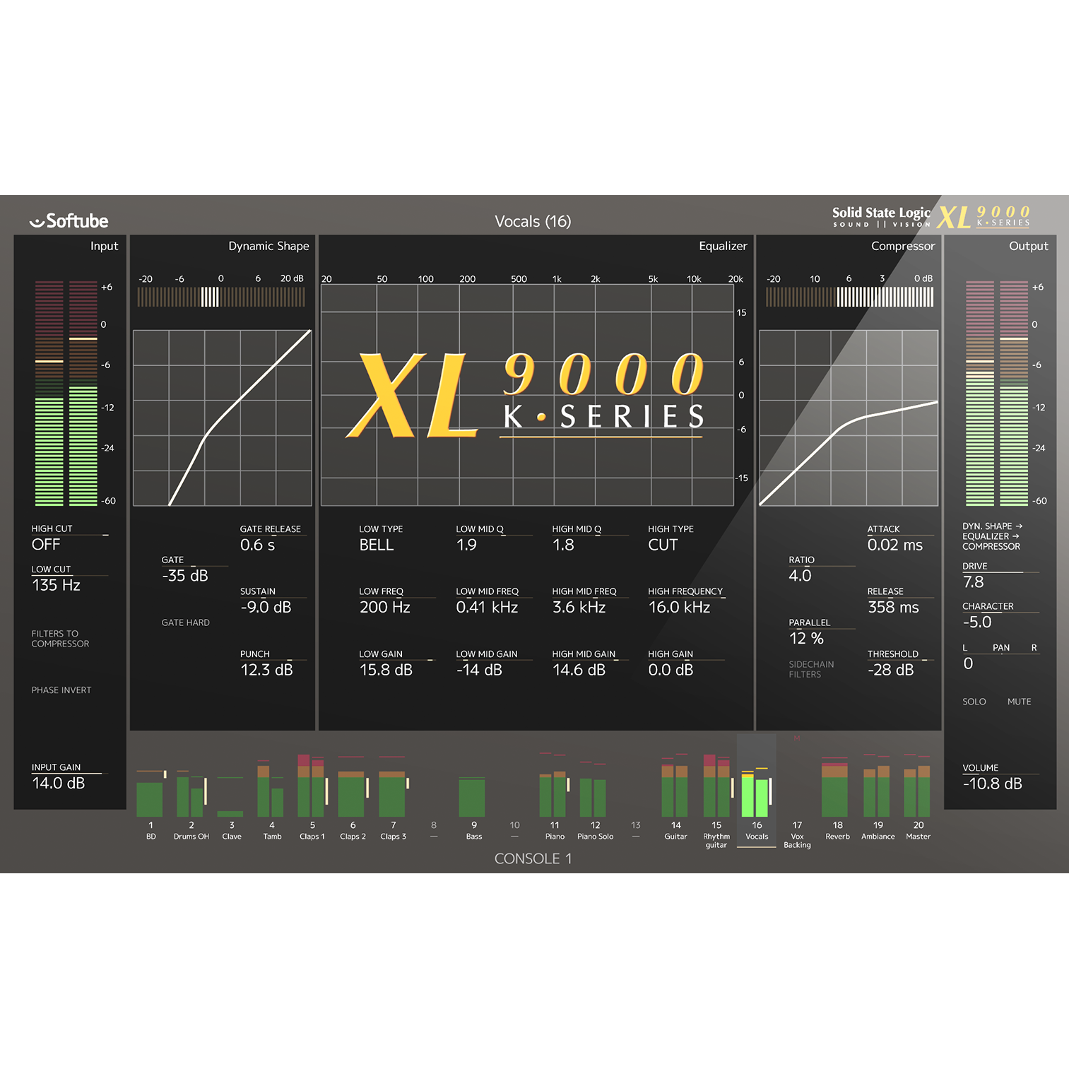 Softube SSL XL9000K Expansion for Console 1
