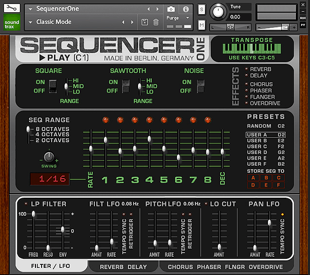 Soundtrax Sequencer One