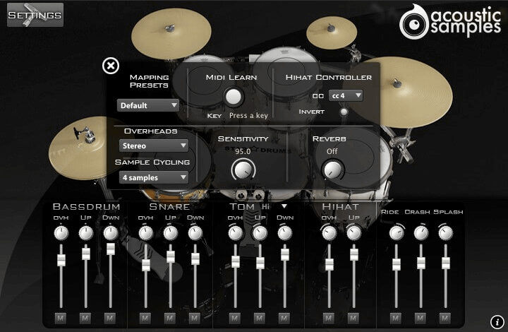 AcousticSamples AS Drums Collection • PluginFox