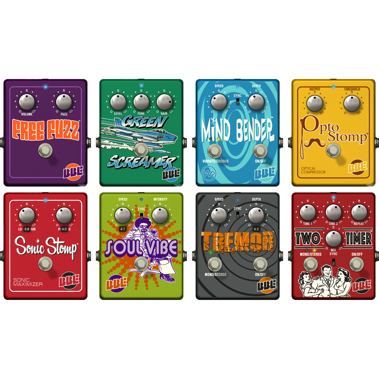 best guitar pedal plugins BBE Sound Stomp Board