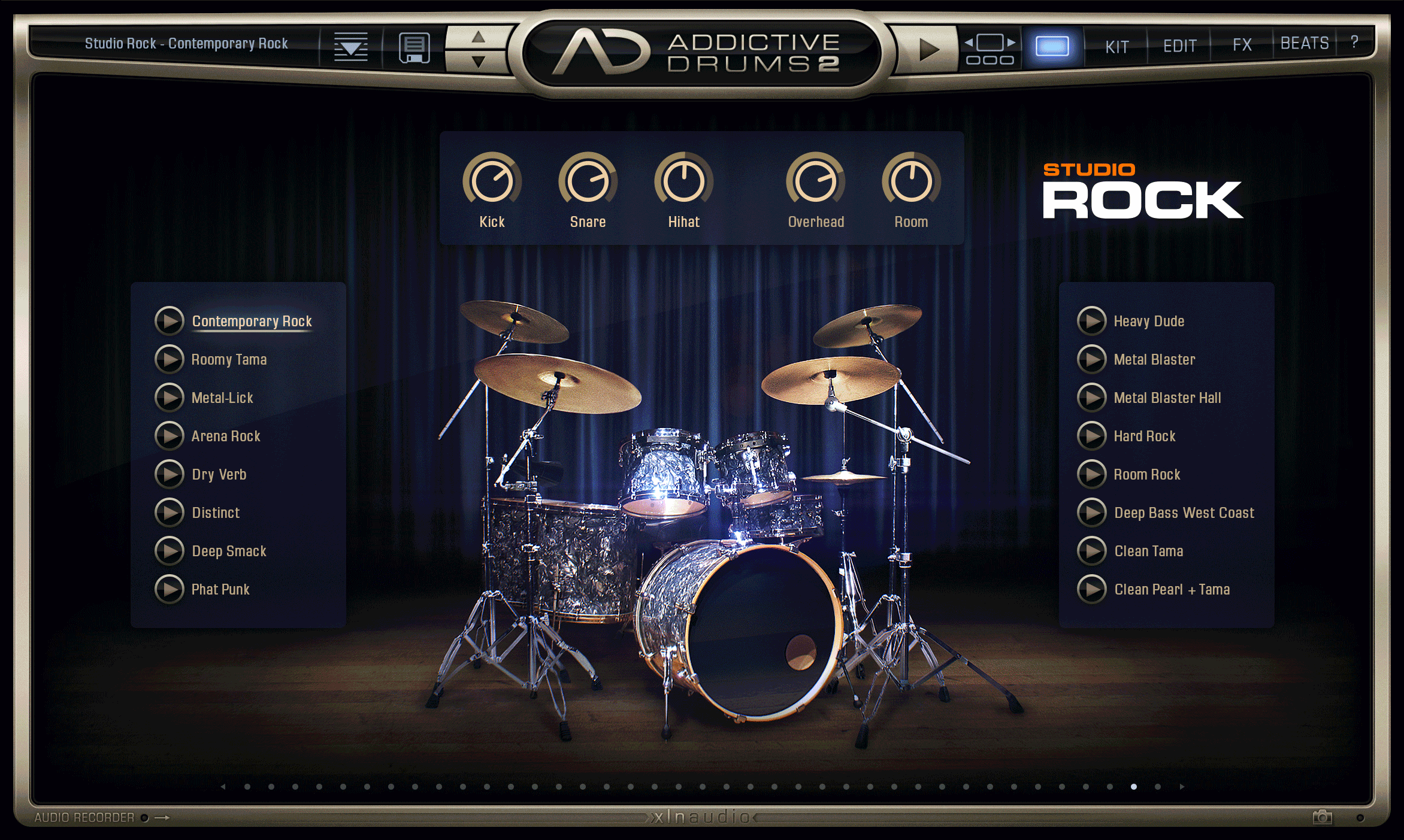 Addictive online drums adpak
