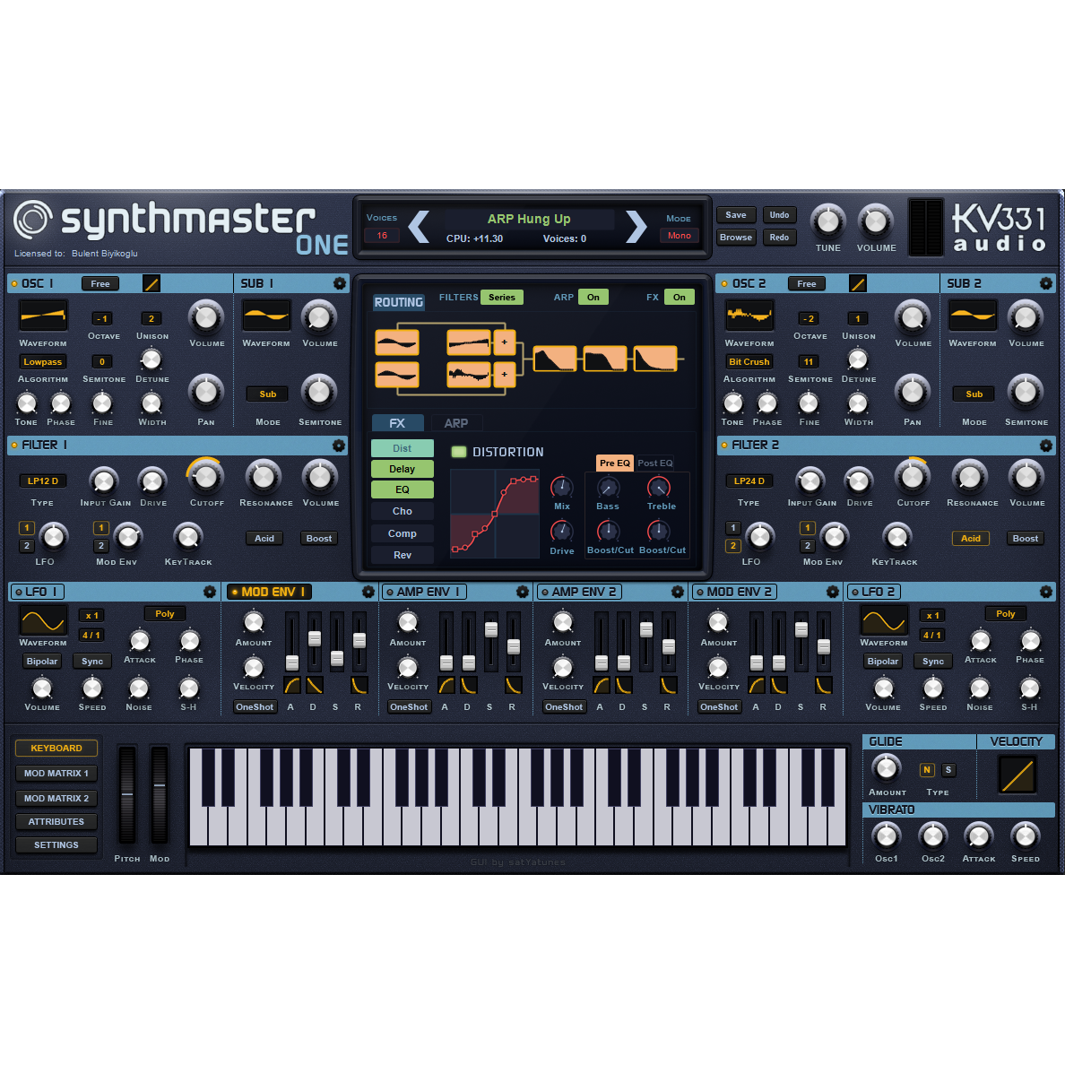 KV331 Audio Synthmaster One Virtual Instruments PluginFox