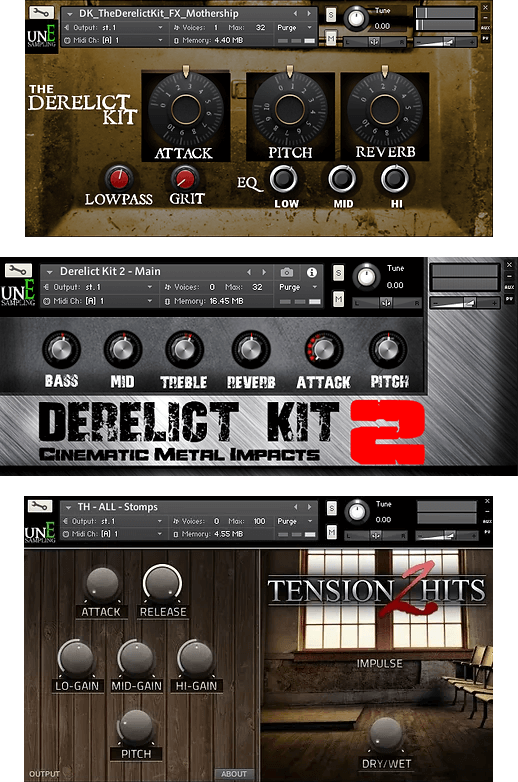 Unearthed Sampling Tension Drums
