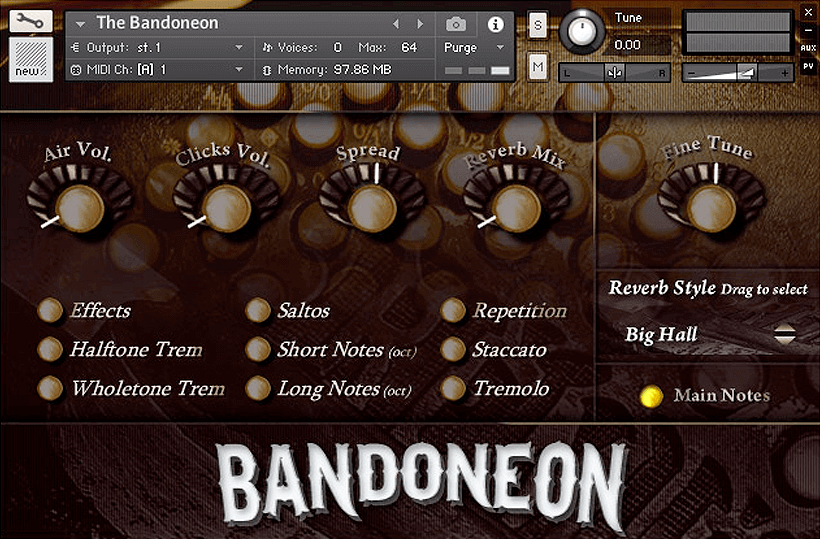 Guareschi The Bandoneon | PluginFox