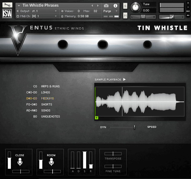 Tin whistle hot sale kontakt