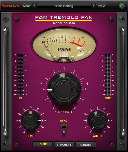 Plug and Mix Tremolo Pan - PluginFox