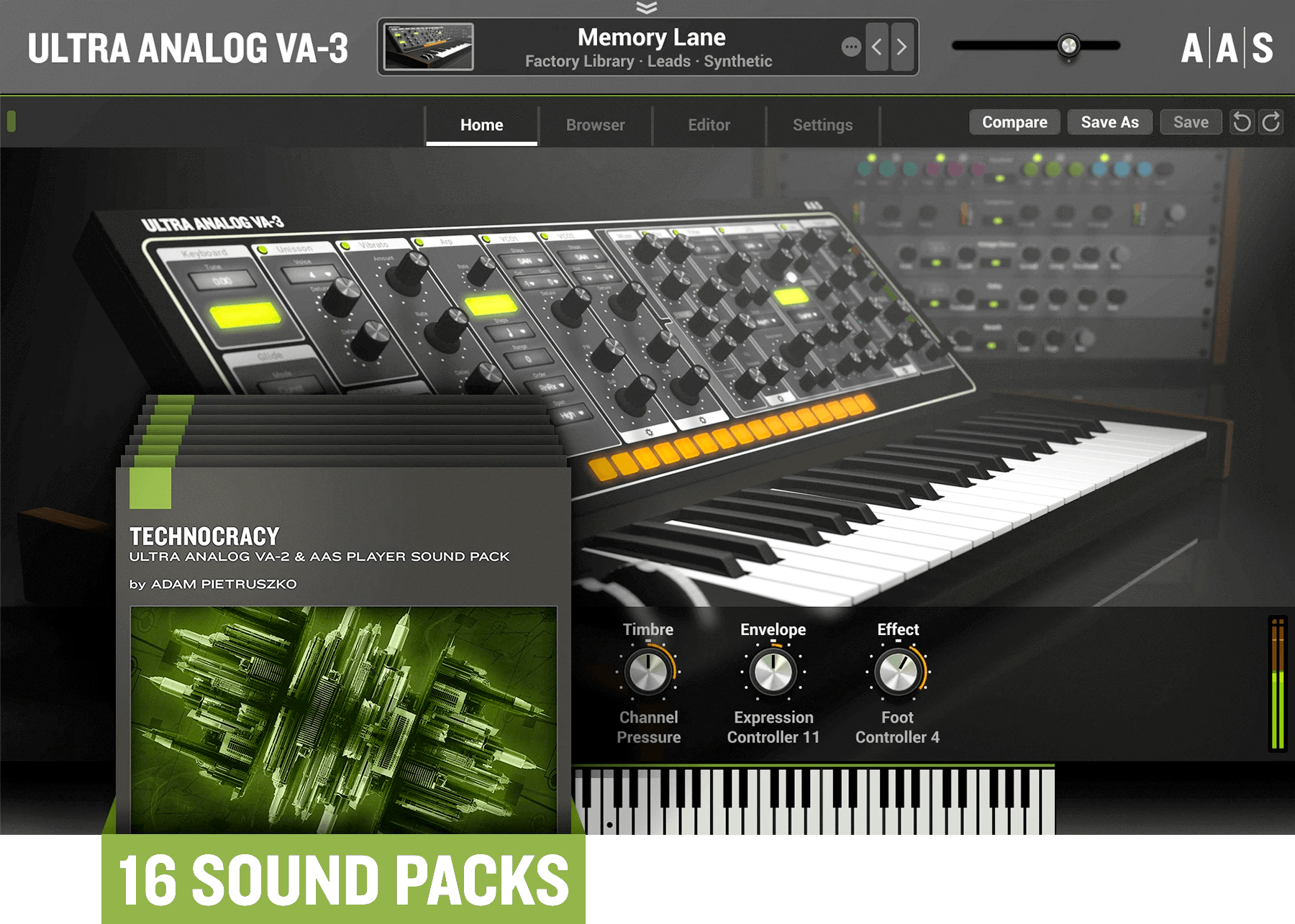 AAS Ultra Analog VA-3 + Sound Packs Bundle
