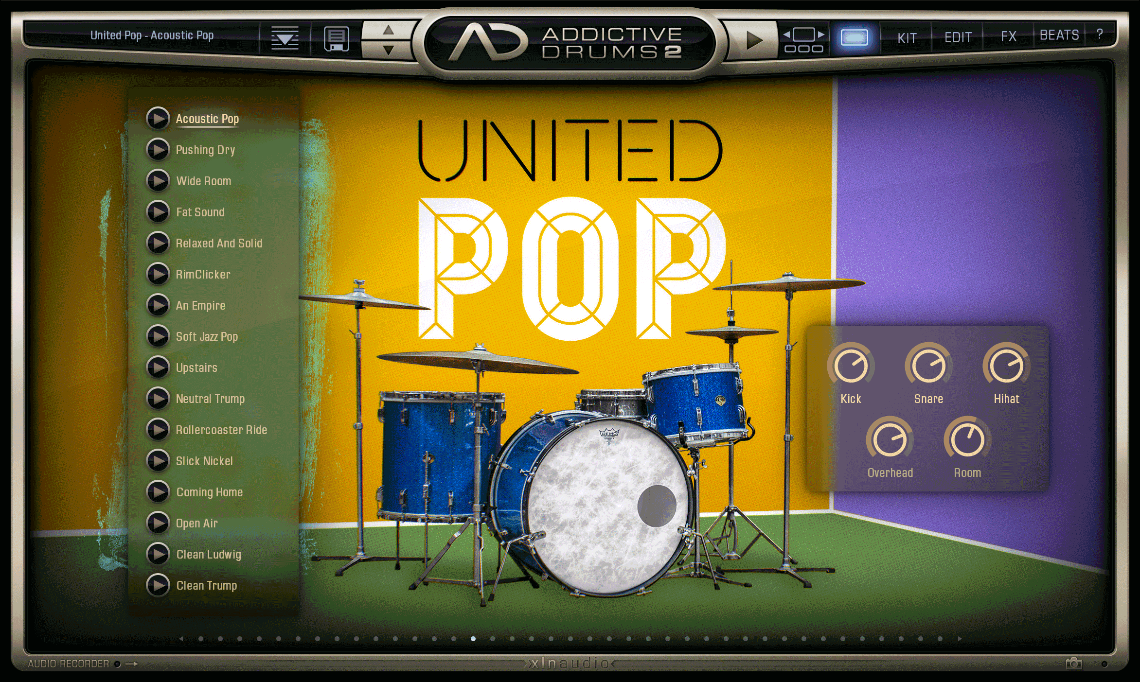XLN Audio ADpak: United Pop