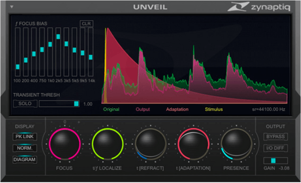 DTM・DAW Zynaptiq Unveil Zynaptiq Unveil • PluginFox