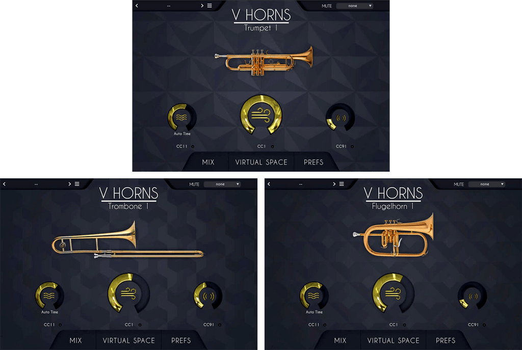 AcousticSamples VHorns Brass Section • PluginFox