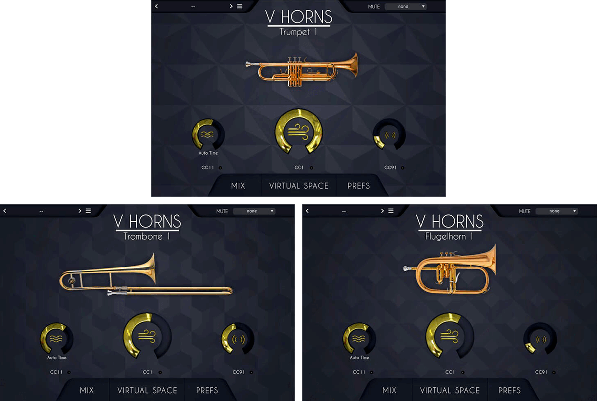 AcousticSamples VHorns Brass Section • PluginFox