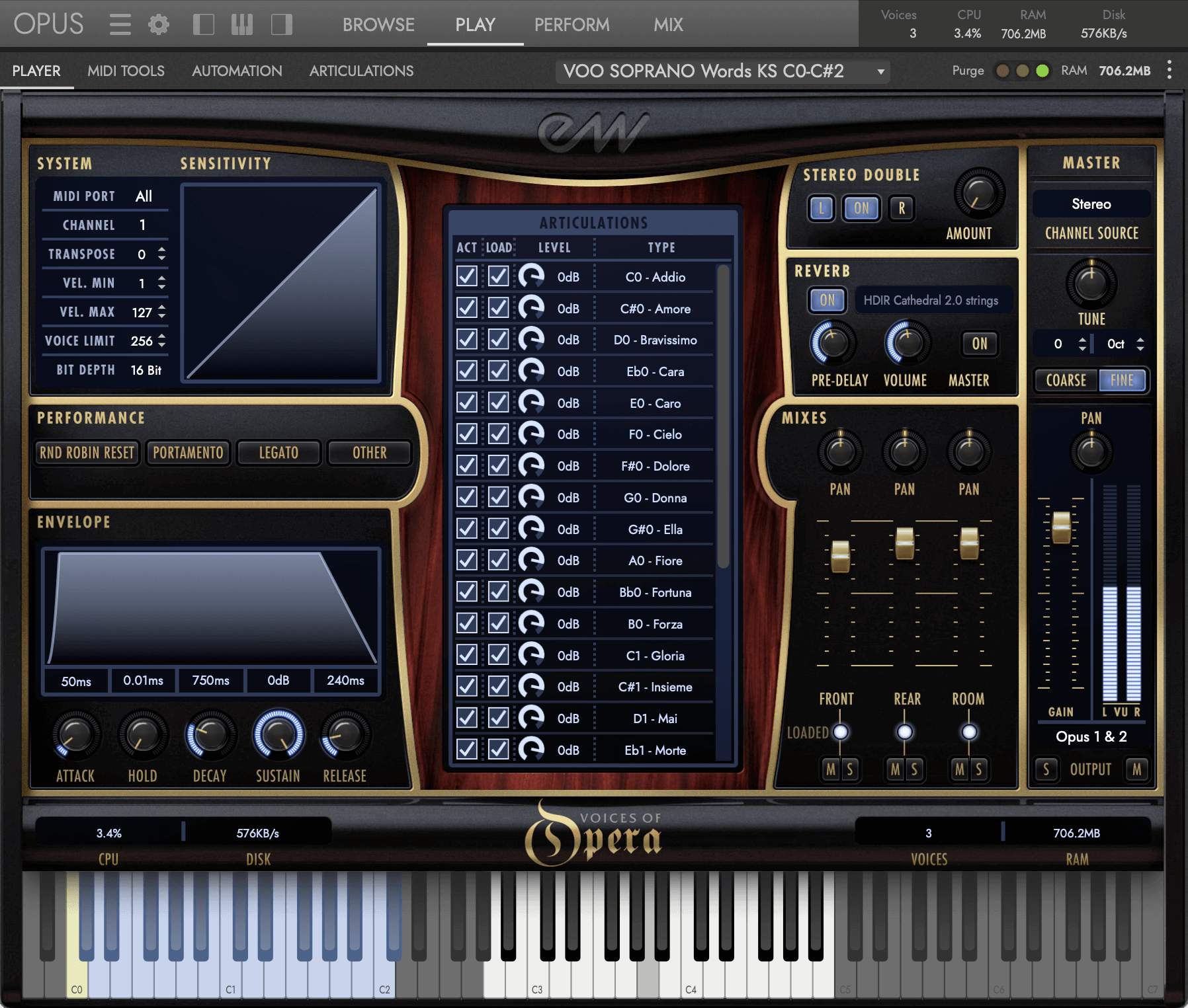Opera Singer Voice Tools EastWest Voices of Opera • PluginFox