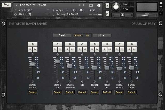 Robin Leijon The White Raven Snare | PluginFox